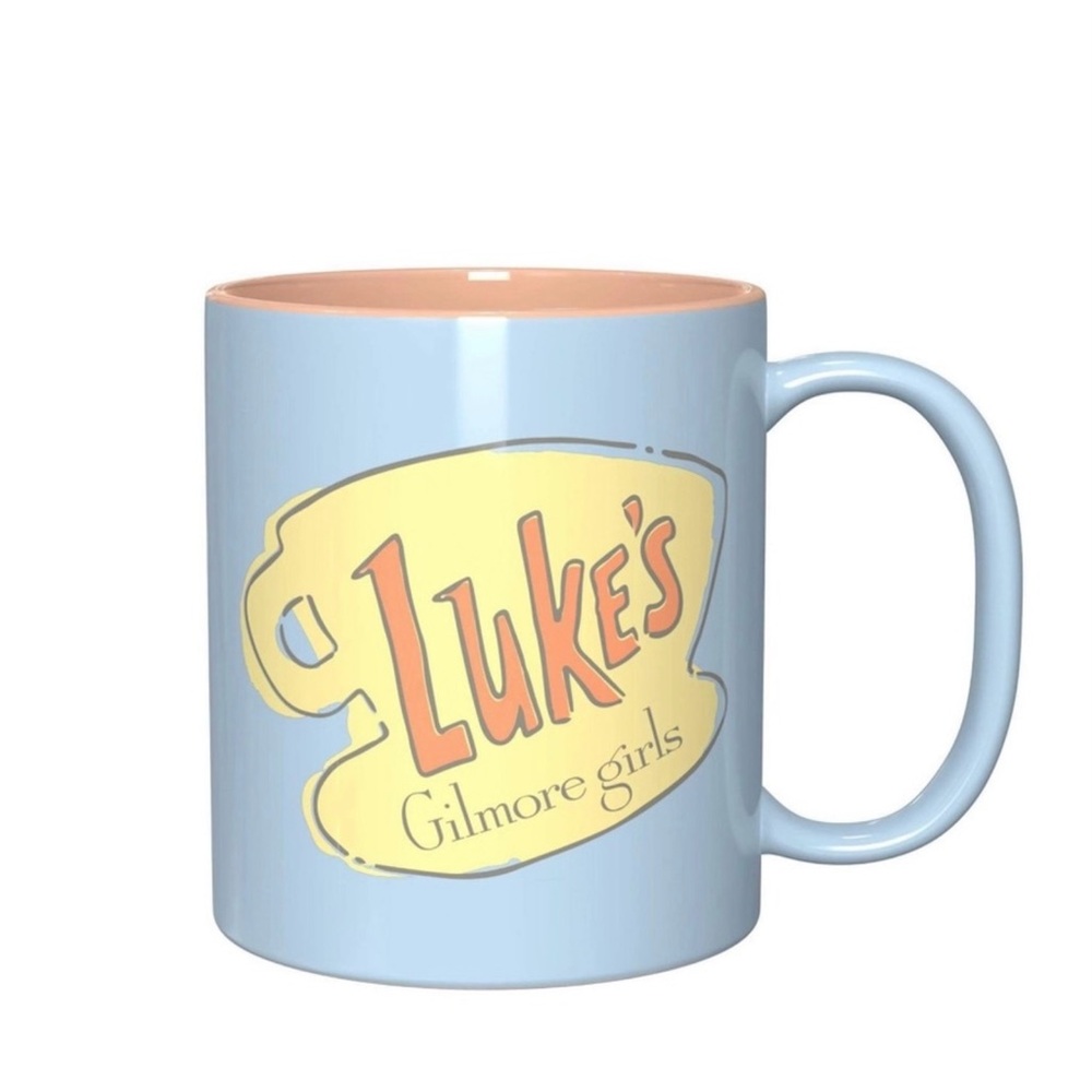 Luke's Gilmore Girls Blue Mug